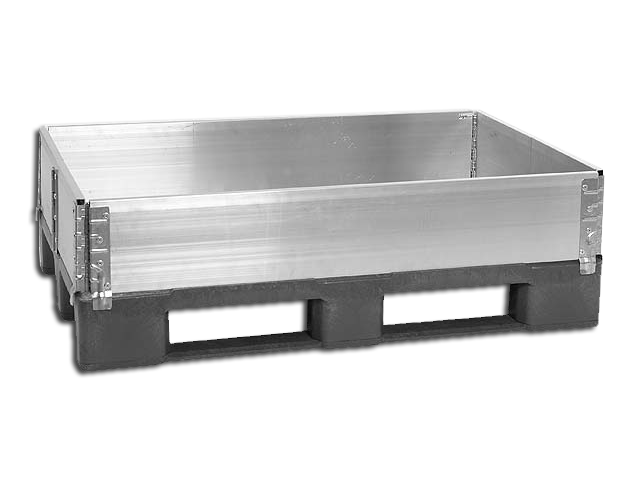 Pallet Collar 800 x 1200 mm with 6 Hinges - AL